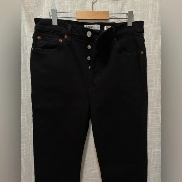 Re/Done | High Rise Ankle Crop - Picture 3 of 7